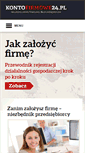 Mobile Screenshot of kontofirmowe24.pl